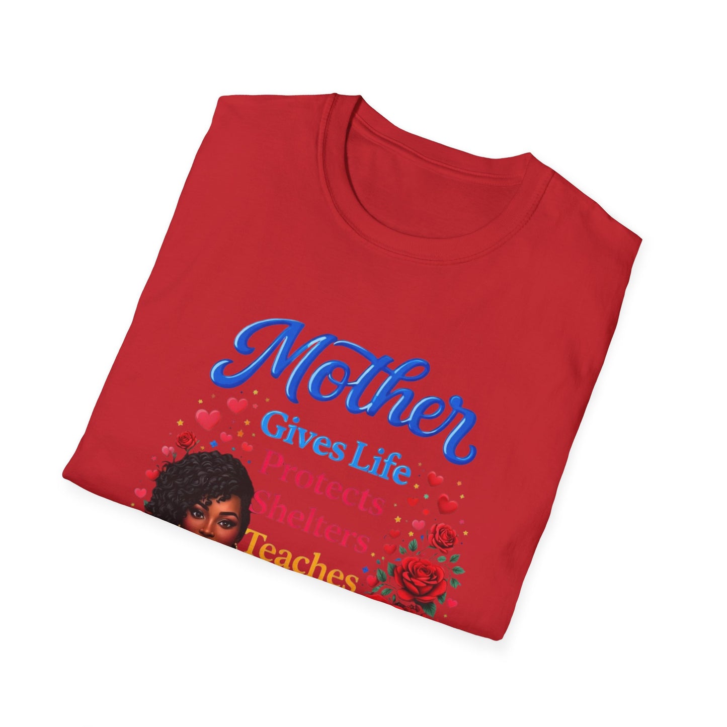 Mother Gives Life Floral Mother's Day T-Shirt