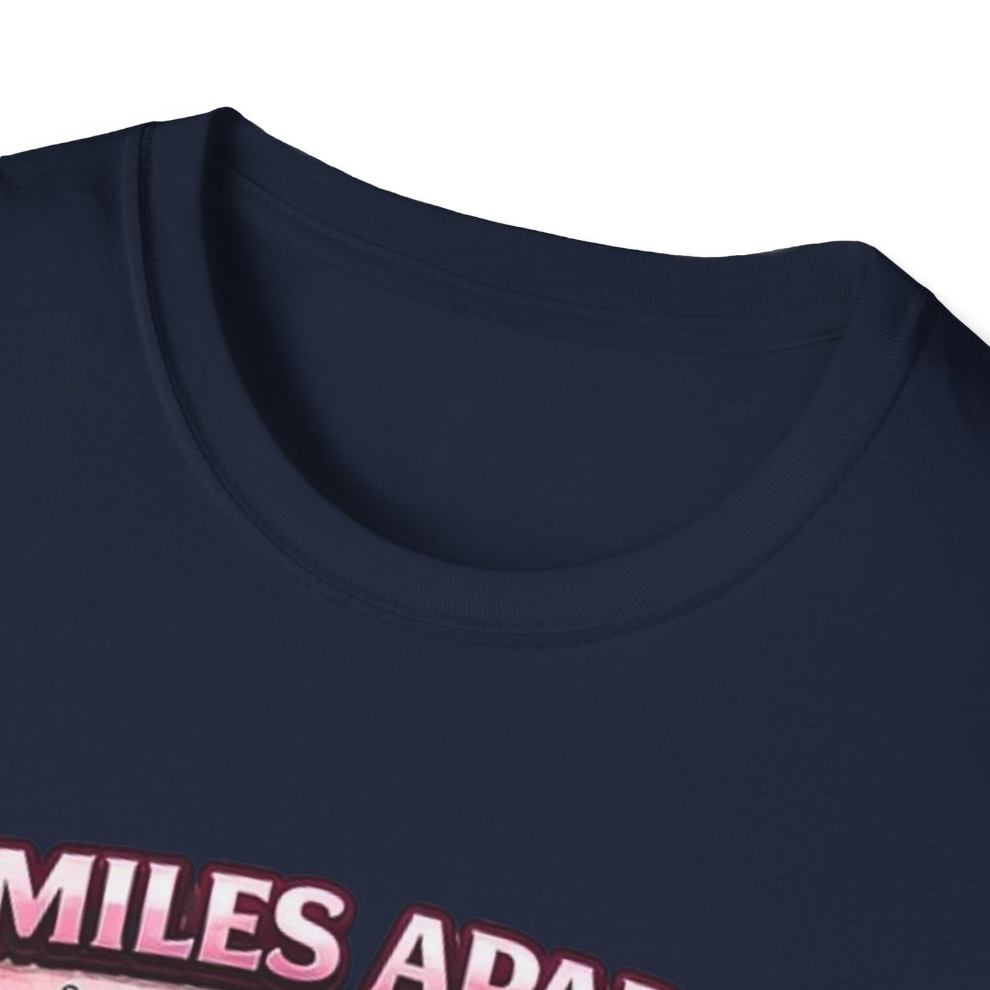 Miles Apart But Connected By Heart Truck Driver T‑Shirt