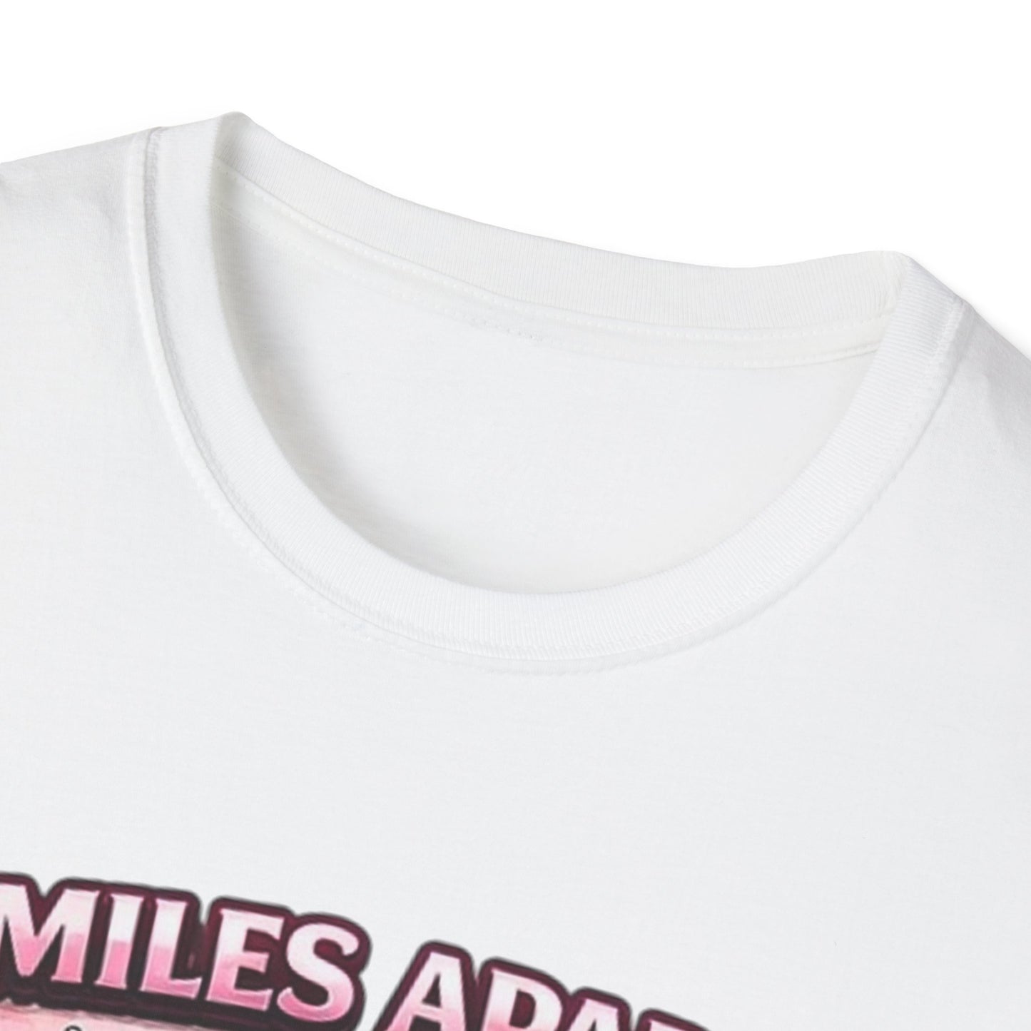 Miles Apart But Connected By Heart Truck Driver T‑Shirt