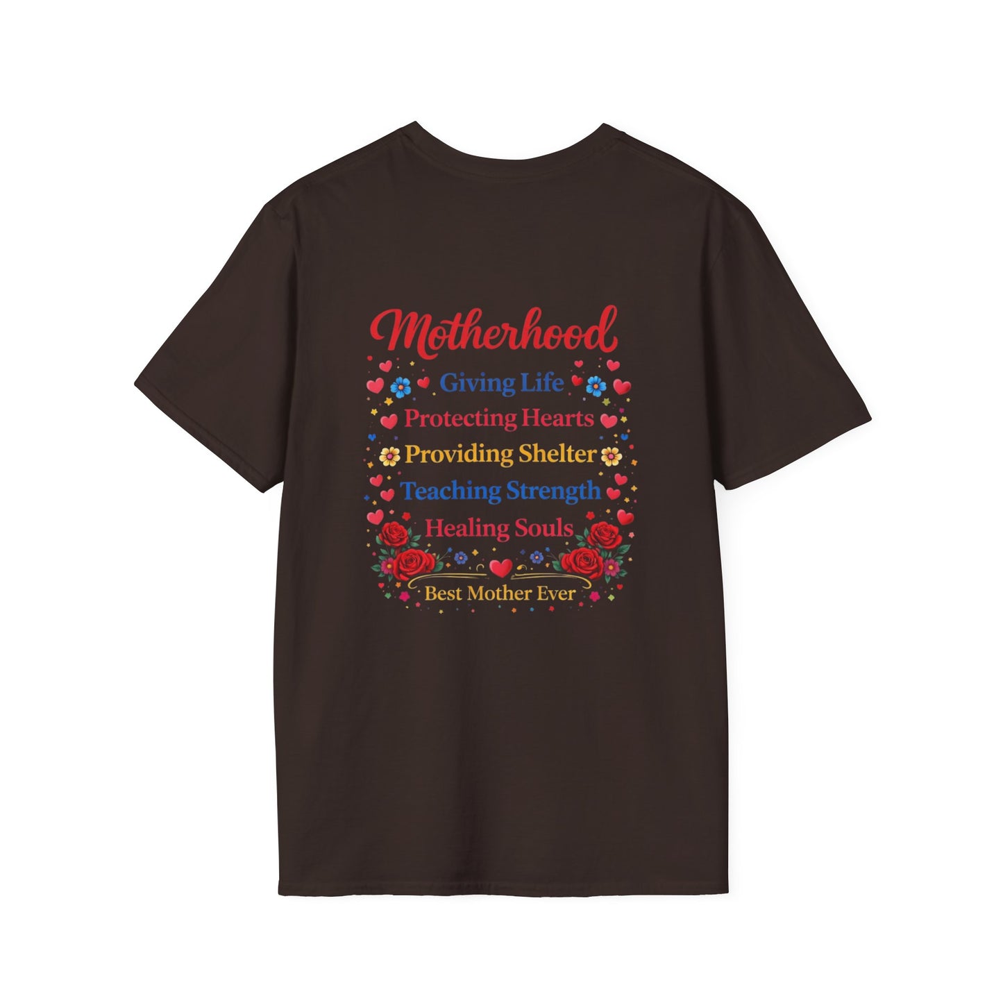 Mother Gives Life Floral Mother's Day T-Shirt