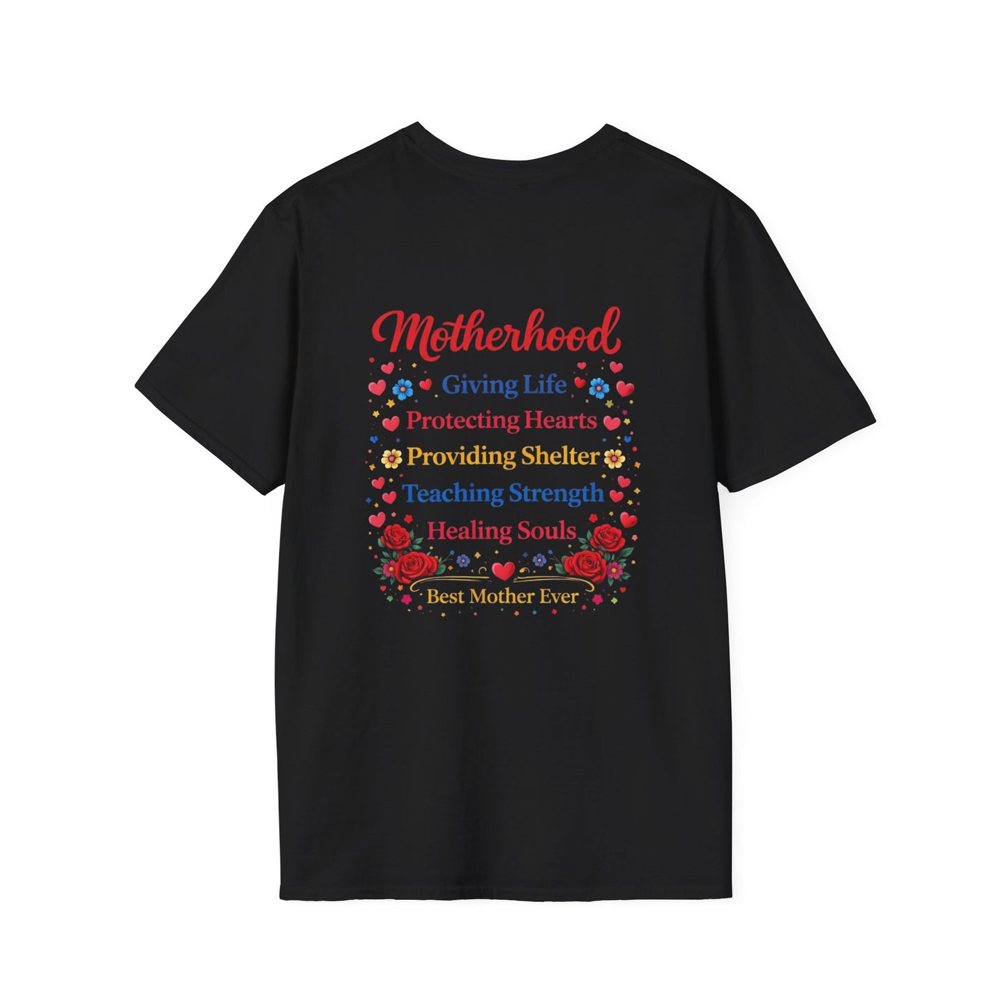 Mother Gives Life Floral Mother's Day T-Shirt