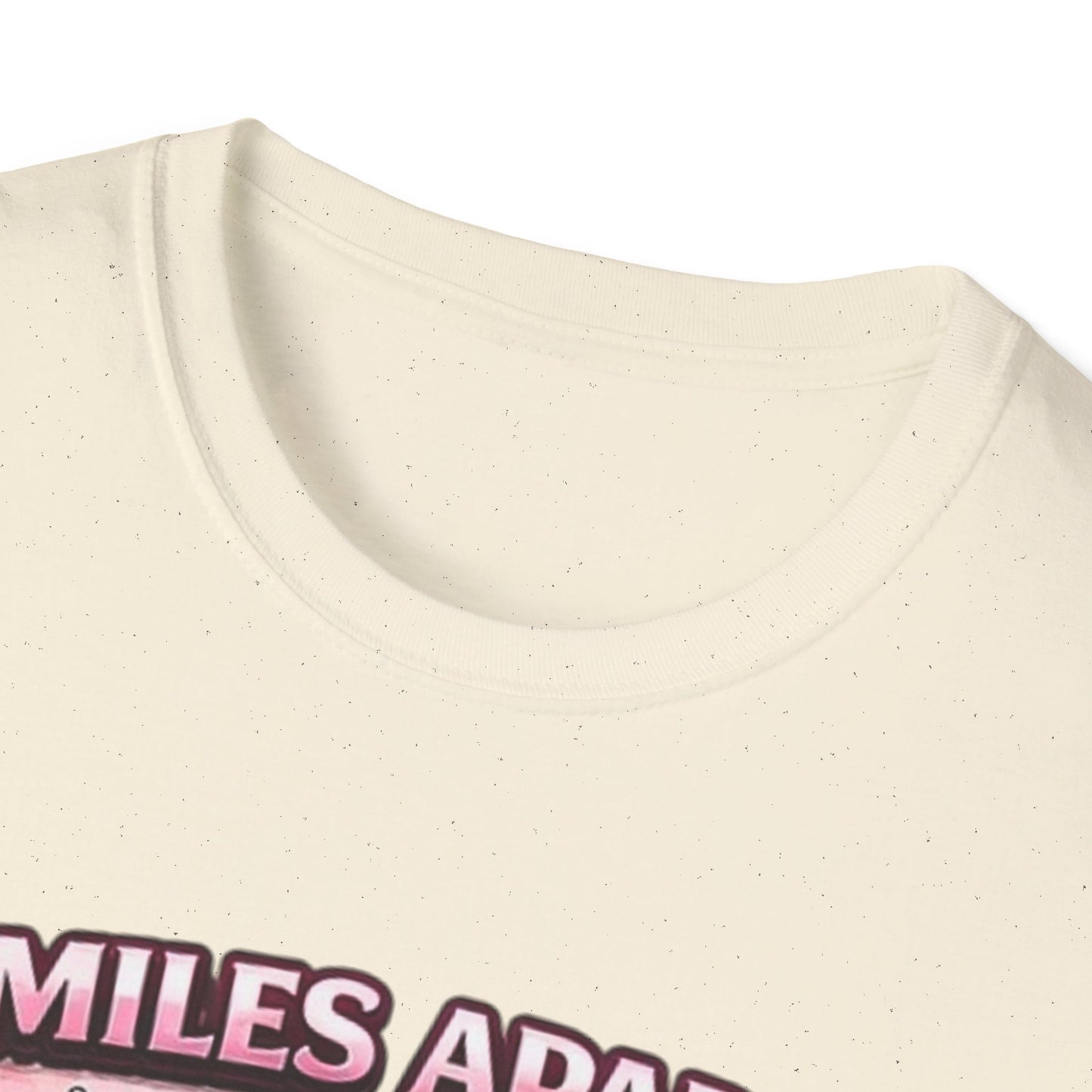 Miles Apart But Connected By Heart Truck Driver T‑Shirt