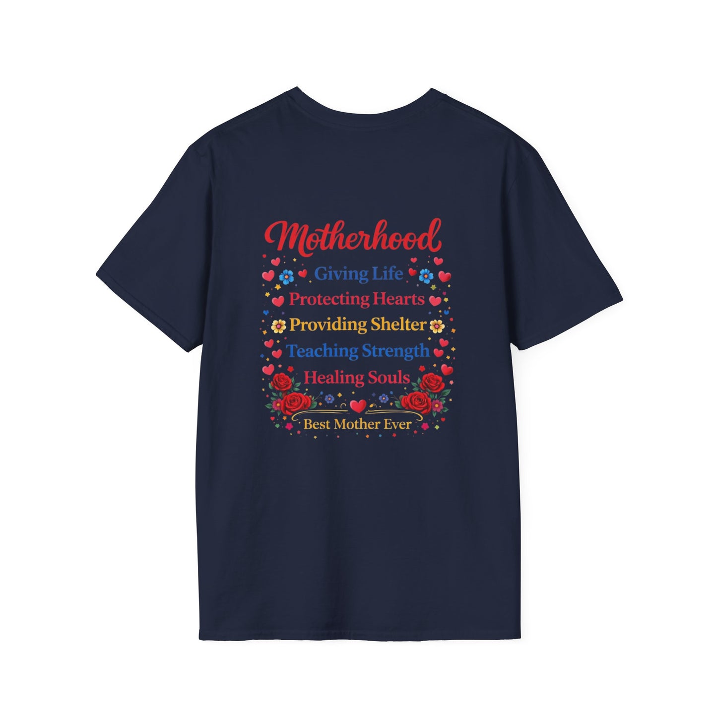 Mother Gives Life Floral Mother's Day T-Shirt