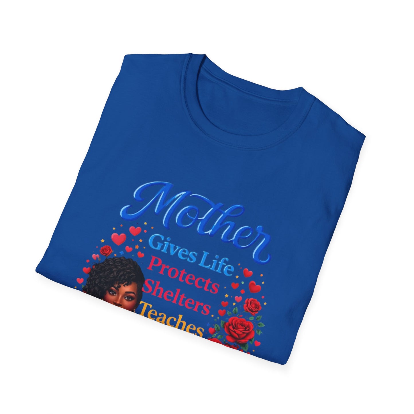 Mother Gives Life Floral Mother's Day T-Shirt
