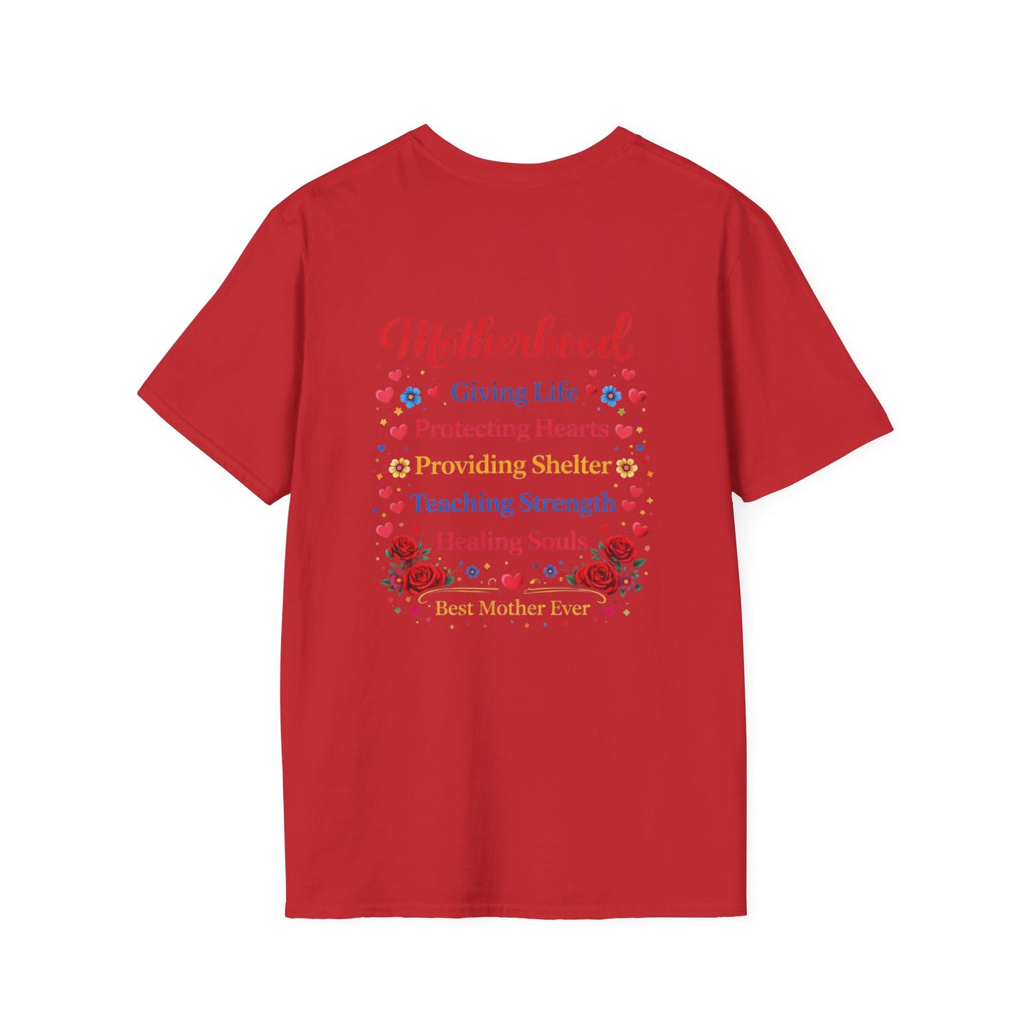Mother Gives Life Floral Mother's Day T-Shirt