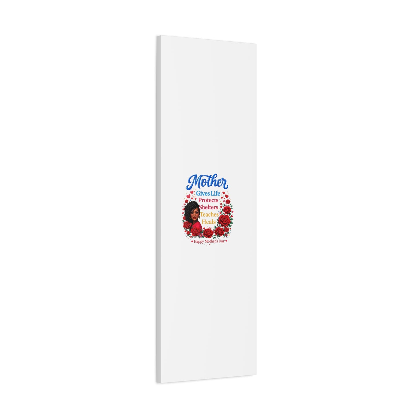 Mother Gives Life Floral Canvas – Happy Mother’s Day Stretched Wall Art