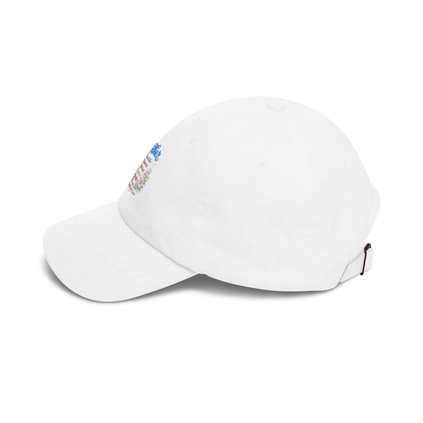 Dad Cap — 'Mother' Floral Word-Cloud Embroidered Baseball Hat