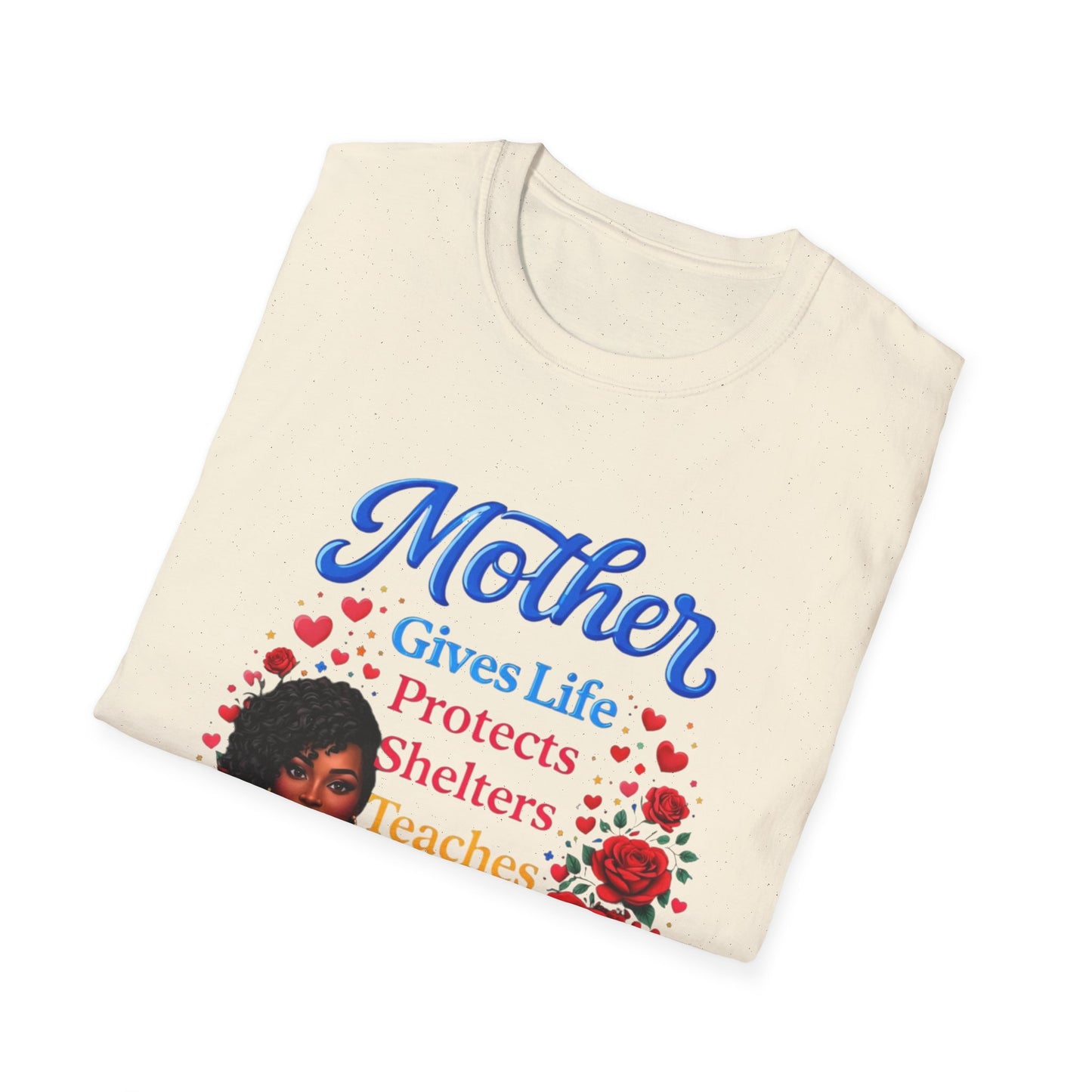 Mother Gives Life Floral Mother's Day T-Shirt