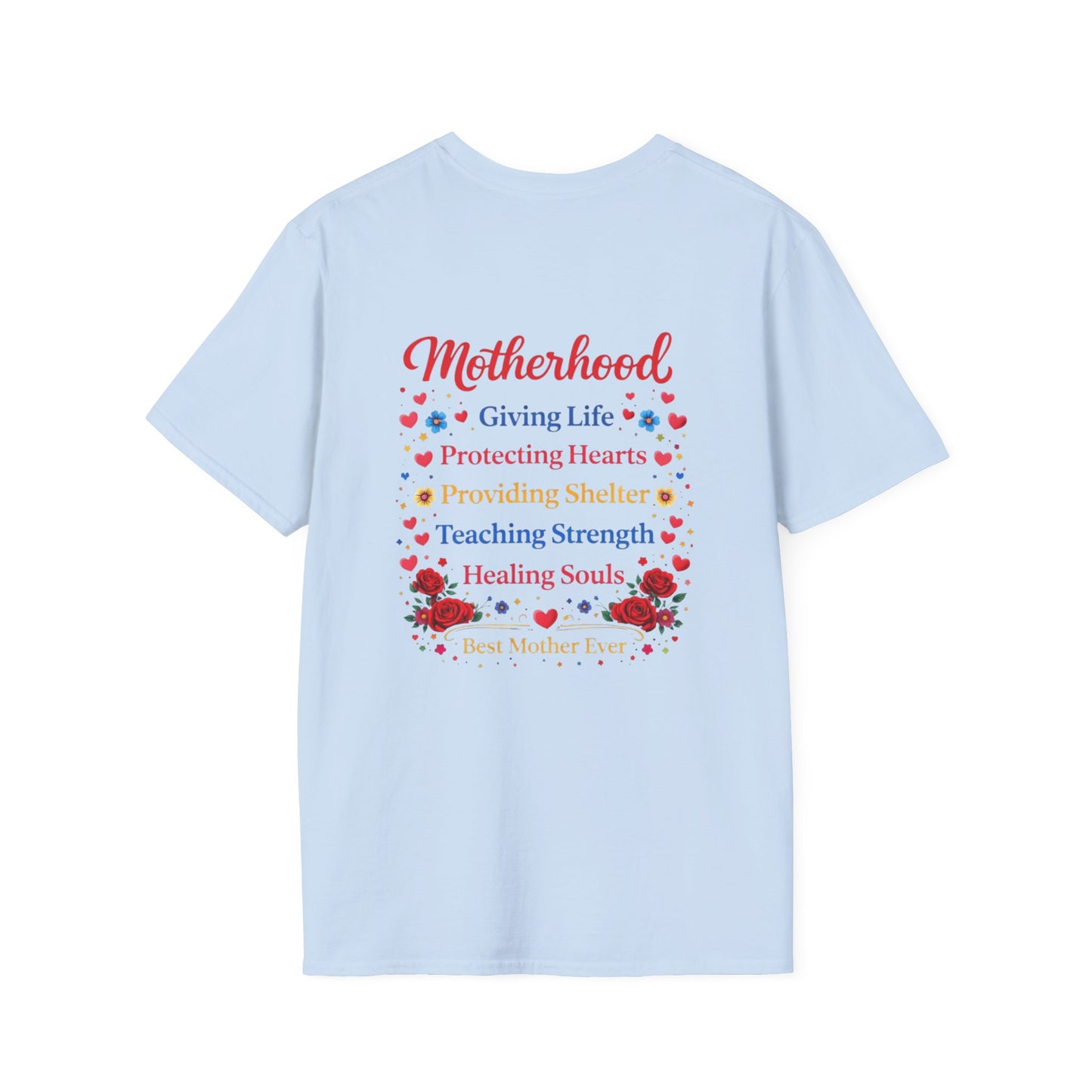 Mother Gives Life Floral Mother's Day T-Shirt