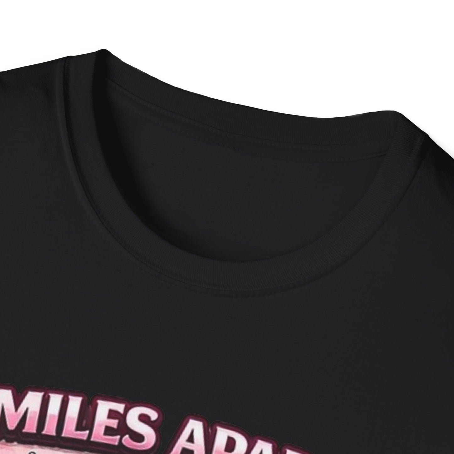 Miles Apart But Connected By Heart Truck Driver T‑Shirt