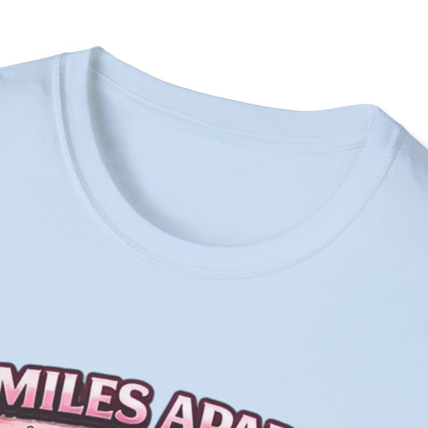 Miles Apart But Connected By Heart Truck Driver T‑Shirt