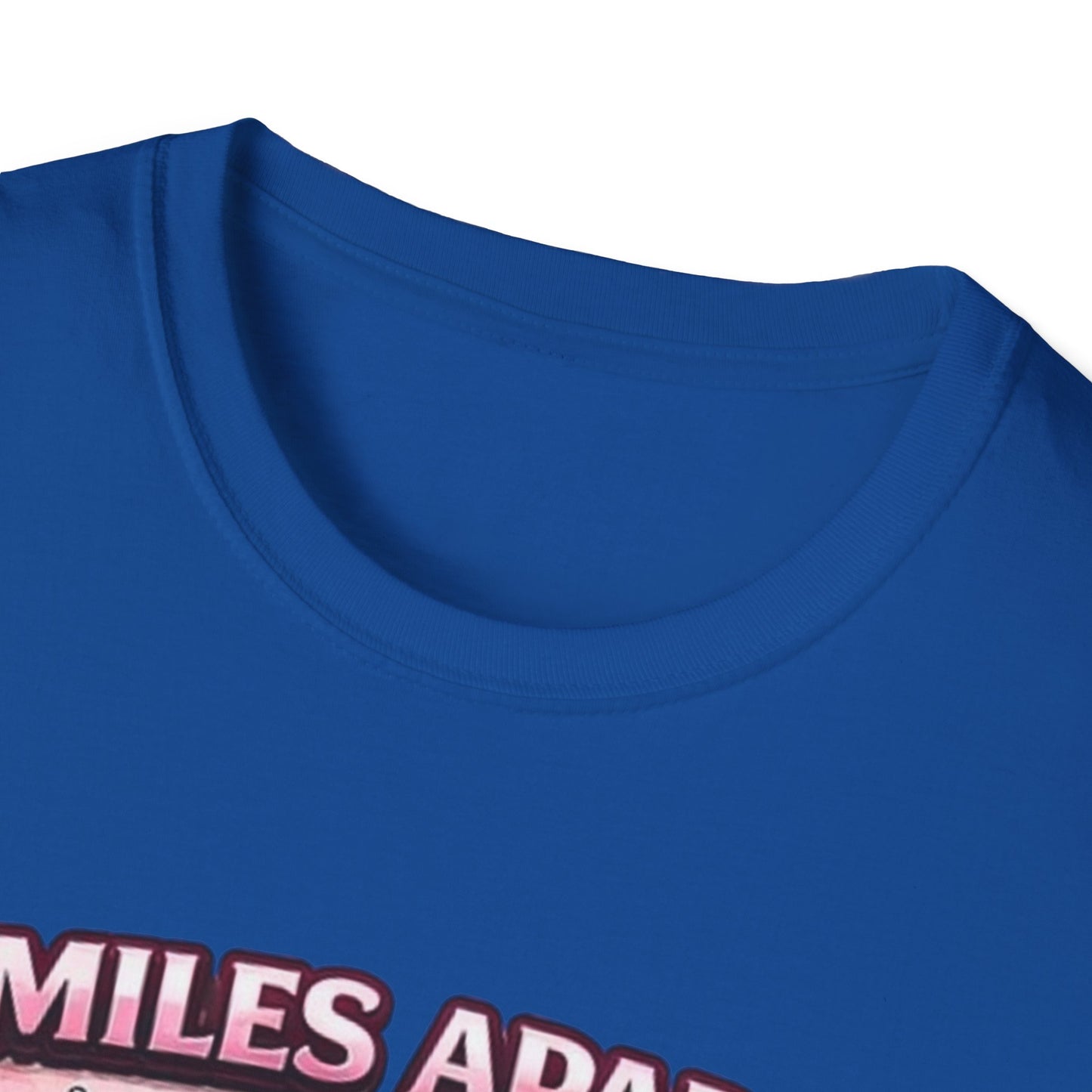 Miles Apart But Connected By Heart Truck Driver T‑Shirt