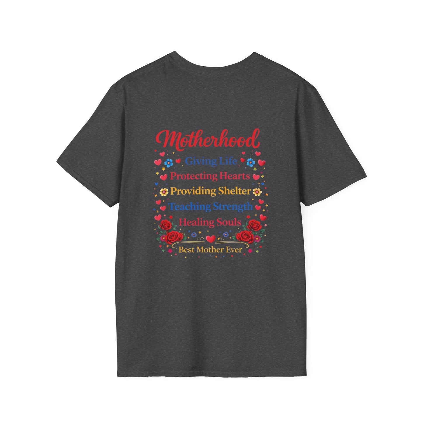 Mother Gives Life Floral Mother's Day T-Shirt