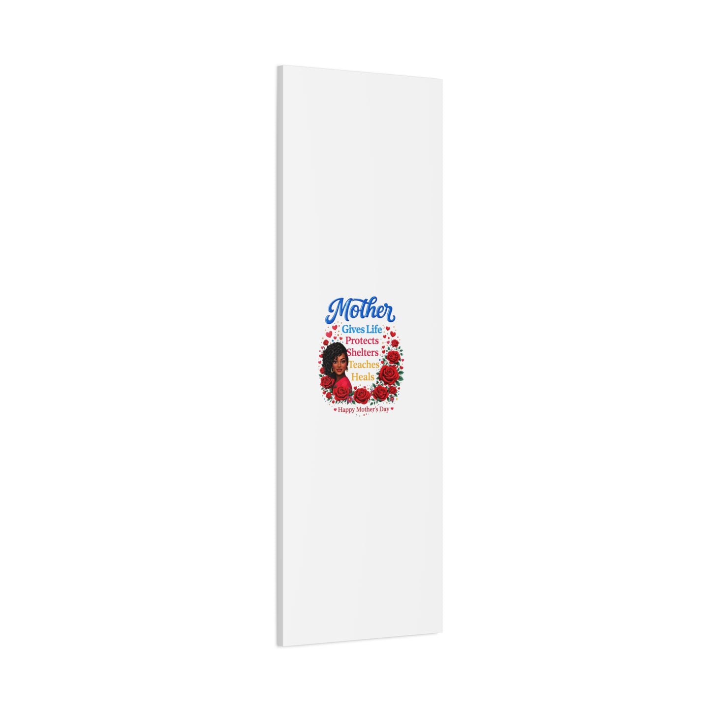 Mother Gives Life Floral Canvas – Happy Mother’s Day Stretched Wall Art