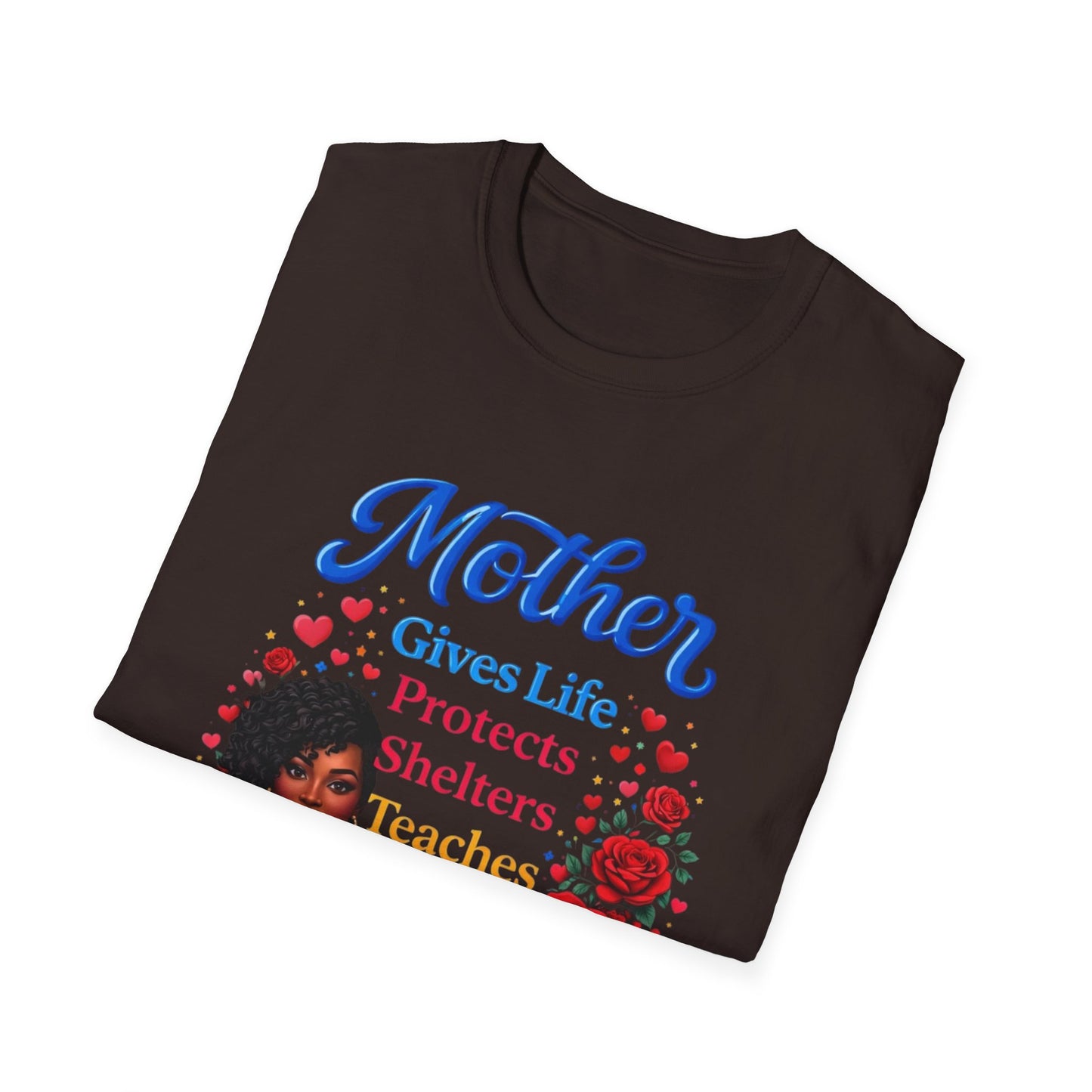Mother Gives Life Floral Mother's Day T-Shirt
