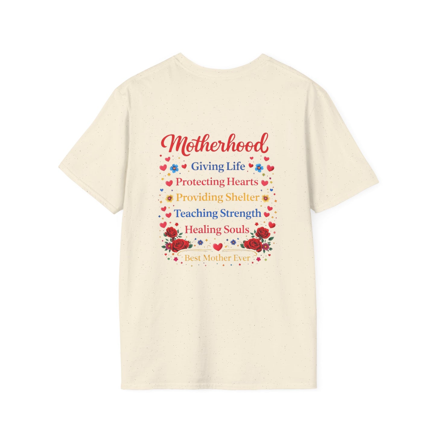 Mother Gives Life Floral Mother's Day T-Shirt