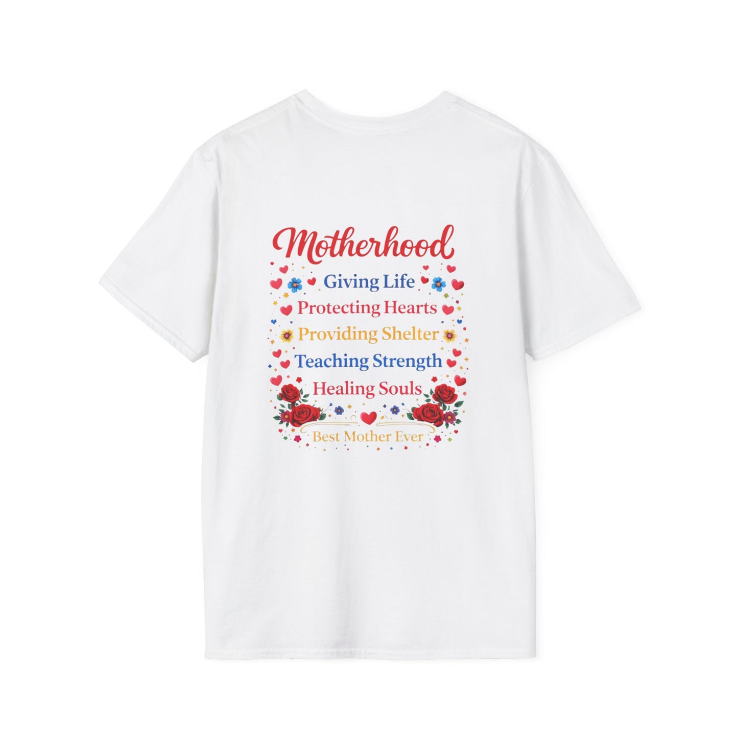 Mother Gives Life Floral Mother's Day T-Shirt