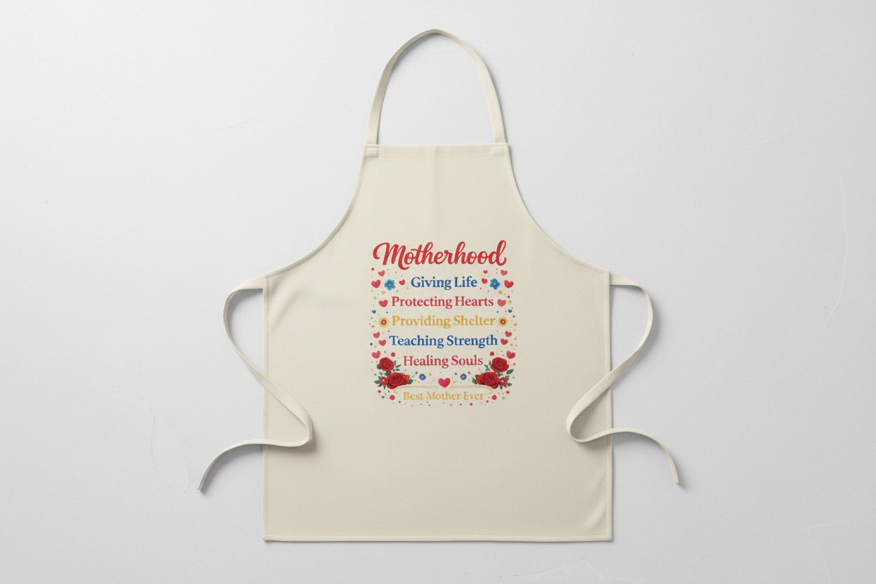 Mother Gives Life Mother's Day Floral Apron