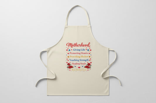 Mother Gives Life Mother's Day Floral Apron