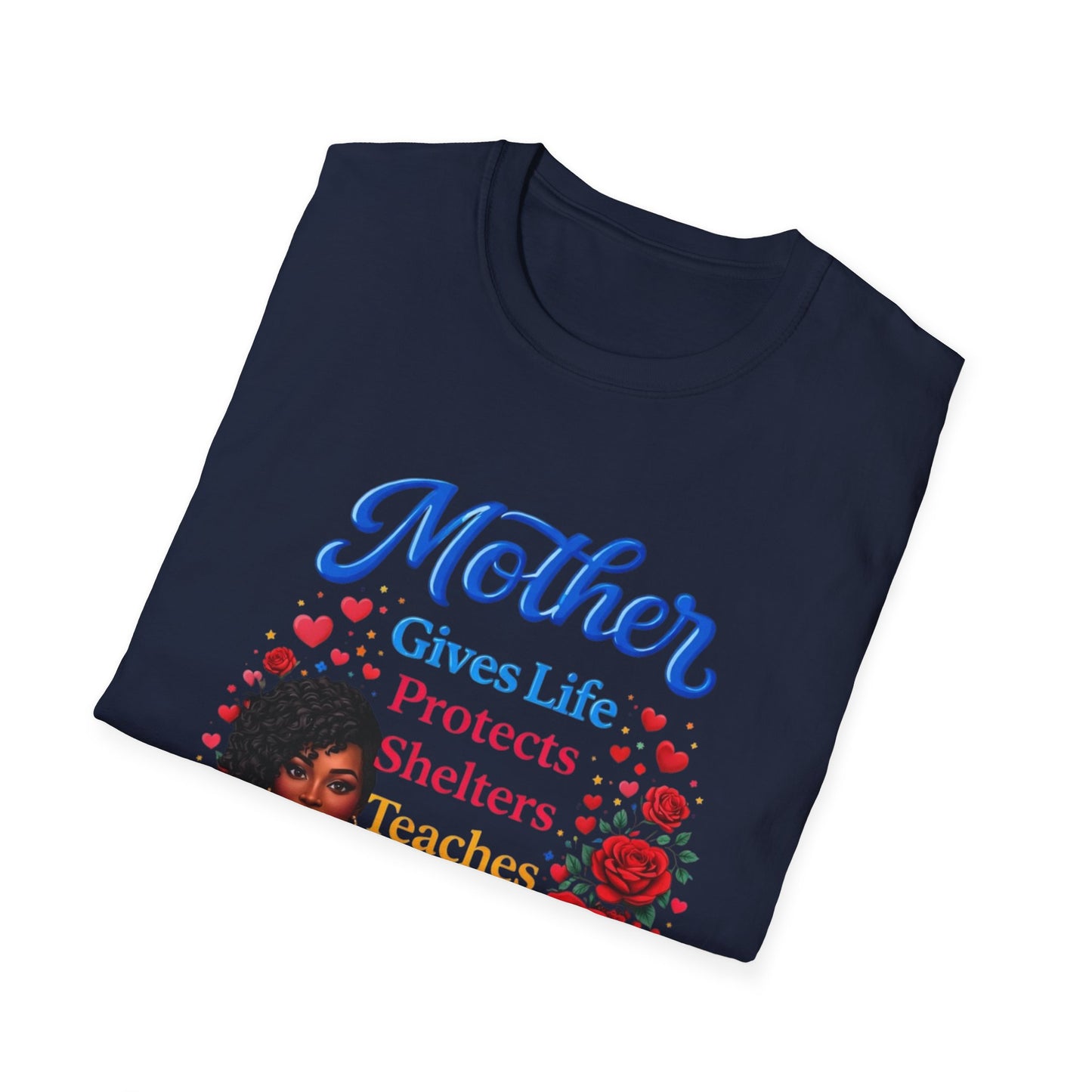 Mother Gives Life Floral Mother's Day T-Shirt